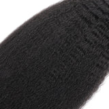 Kinky Straight Bulk 100% Human Braiding Hair