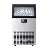 Commercial Ice Maker Machine,120lbs/24H Moon-Shaped Ice Machine with 28 Lbs Storage Capacity Z5845M