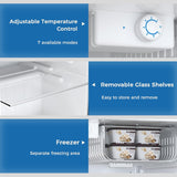 2.6\3.2 cu. ft Mini Fridge with Freezer