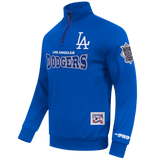 Pro Standard Los Angeles Dodgers Day One Fleece Quarter-Zip - Royal Blue