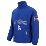 Pro Standard Los Angeles Dodgers Pre Game Quarter-Zip Jacket - Dodger Blue