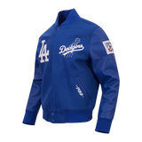 Pro Standard Los Angeles Dodgers First Team Wool Varsity Jacket - Dodger Blue