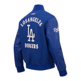 Pro Standard Los Angeles Dodgers First Team Wool Varsity Jacket - Dodger Blue