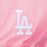 Pro Standard Womens LA Dodgers Cropped Wingspan Crewneck - Pink