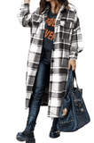 Long Plaid Flannel Shacket