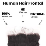 Loose Wave 13x4 HD Lace Human Hair Frontal