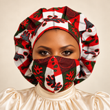Duma Mbili Kente African Print Bonnets