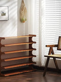 5/6 Tier Bamboo Shoe Rack Organizer Wooden Shelf Entryway Space Saving