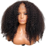 Mongolian Kinky Curly Human Hair Wig | 13x4 Lace Front or 4x4 Closure