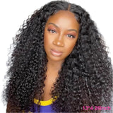 Mongolian Kinky Curly Human Hair Wig | 13x4 Lace Front or 4x4 Closure
