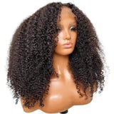 Mongolian Kinky Curly Human Hair Wig | 13x4 Lace Front or 4x4 Closure