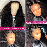 Mongolian Kinky Curly Human Hair Wig | 13x4 Lace Front or 4x4 Closure