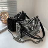Fancy Rhinestone Bag | New Arrival Tide Fashion Underarm Bag & Full Diamond Crystal Handbag (Female Summer Crossbody)
