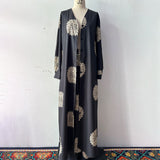 Summer Elegant Sexy V neck Top Printed Wide Leg Pants Two Piece Set