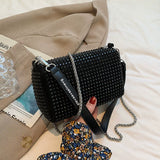 Fancy Rhinestone Bag | New Arrival Tide Fashion Underarm Bag & Full Diamond Crystal Handbag (Female Summer Crossbody)