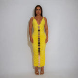 Women Clothing Sleeveless Sling Sheath Sexy Dress Fashionable Sleeveless Maxi Dress