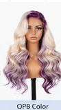 Dark Brown 24' Transparent Glueless Full HD Lace Wigs Straight Frontal Peruvian Hair Wigs