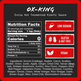 Ox-King - Extra Hot Fermented Kimchi (9oz)