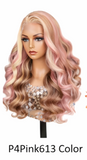 Dark Brown 24' Transparent Glueless Full HD Lace Wigs Straight Frontal Peruvian Hair Wigs