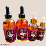 Turmeric Glow Facial and Body Oil  With Rosehip, Sea Buckthorn & 24K Gold Flakes