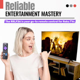 Anderic RRLF26 (No Programming Needed) Replacement Remote Control for most Roku TVs such as ONN, Hisense, Philips, TCL, Hiro