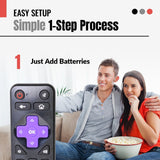 [3-PACK] Anderic RRLF26 (No Programming Needed) Replacement Remote Control for most Roku TVs such as ONN, Hisense, Philips, TCL, Hiro