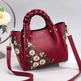 New Luxury Design Women's Pleated Tote Bag | Solid Color Underarm Handbag & Purses (Shoulder Bag, Female Retro Pouch)
