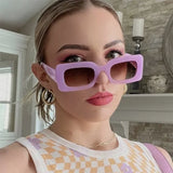New Vintage Rectangle Sunglasses
