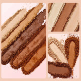 Bronzer Lasting Control Oil Pressed Setting Powder Matte Waterproof Loose Translucent Nude Face Powder Korean Makeup Cosmetics