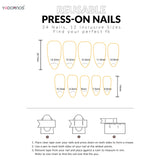 24pcs Glossy Red Cat's Eye Press On Nails Full Cover Nude Color Wearable Almond False Nails Charms Detachable Fake Nail For Girl
