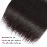 12-42 Inch Bone Straight Human Hair Bundles Brazilian Human Hair Weave Human Hair Long Remy Hair Extension Natural Black