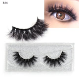 LEHUAMAO 5D Mink Hair False Eyelashes Wispy Cross Natural Mink Lashes Fluffy Eyelash Extension Tools Makeup Handmade Eye lashes