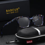 BARCUR Trendy Square Reading Glasses for Men and Women Blue Light Blocking Computer Glasses Clear Lens Presbyopic Readers Stylish Eyewear for Summer Indoor and Outdoor Use