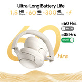 QCY H3 ANC Wireless Headphones – Hi-Res Over-Ear Bluetooth 5.4
