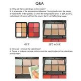12-color iron box concealer blush cream matte highlight contour makeup all-in-one palette