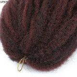 18" Marley Twist Braiding Hair | Crochet Braids | Afro Twist Kinky Hair Extensions | Ombre Colors | 30 Strands/Pack