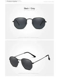 KINGSEVEN Fashion Women Polygon Sunglasses Men Polarized UV400 Sunscreen Round Thin Frame Glassses Luxury Causal Driving Eyewear