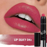 Matte 4-Color Lipstick Pen, Waterproof Long-Lasting, Easy Apply, Non-Fading, Multi-Look Lip Makeup, Unisex, Safe & Certified