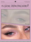 GROINNEYA Half Lashes Half Lashes Soft Natural Clear Band Lashes Natural Look Faux Mink Wispy Mink Eyelashes Extension Makeup