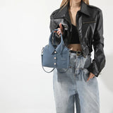 Square Compact Shoulder & Crossbody Bag | Unique Design High Quality Handbag for Women (Designer Style Bolso)