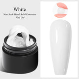 Milky White Nail Extension Gel Clear Nude Building UV Gel For Nails Finger Extensions Form Tips French Nails Manicure Nail Art
