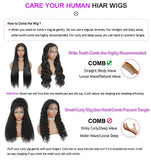 13x6 Chocolate Brown HD Lace Front Human Hair Wigs Body Wave Human Hair Wig 46 Inch 200Density Colored Human Hair Wigs For Women