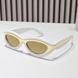 New Fashion Oval Cat Eye Sunglasses
