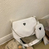 Midnight Lane Nylon Crossbody Bag For Women - Lightweight Everyday Zipper Closure