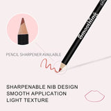 12 Colors Lip Liner Pen Set Professional Lip Liner Pencil Fashion Black Rod  Non-stick Cup Easy To Color Lipstick Pen Makeup