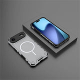 Rugged Armor For Magsafe Case For iPhone 17 Air 16 15 14 13 12 11 17 Pro Max Plus Wireless Charge Matte Bumper Shockproof Cover