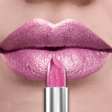 21Colors Bold & Intense Glitter Shiny Metallic Lipstick Pearlescent Lip Tint,Long Lasting Lip Senior Matte Lip Makeup Gifts for