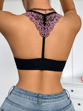 Embroidered Knit Cup Women's Sexy Bras Lace Backless Push-Up Underwire Bra for Women Comfortable Women's Bra