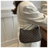 Women's Vintage Style Square Handbag Shoulder 23x6.5x14.5cm