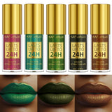Glitter Shiny Bold& Intense Metallic Lip Glaze Pearlescent Lip Tint, Waterproof Long Lasting Lip Gloss Makeup Matte Lip Gift fo